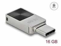 Delock 54082 - USB Stick, 16GB, silber/ vernickelt USB-Stick