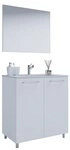 VCM Waschtisch 3.-tlg. Waschplatz Waschtisch Badinos Dreht&uuml;r SP (Set, 3-St., 1x