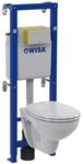 Wisa WC-Komplettset Wisa Wand-WC Komplett-Set XT No.1