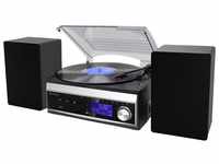 Soundmaster Klassischer DAB+/UKW Stereo-Musikcenter mit CD Plattenspieler...