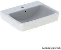 GEBERIT Waschtischarmatur Geberit Waschtisch Renova Plan 55 x 44 cm, wei&szlig;,...