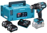 Makita Akku-Schlagbohrschrauber, 40 V, XGT, HP002GA202, 40V, 64 Nm, 13 mm, 2 x...