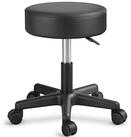 TRESKO Drehhocker Rollhocker h&ouml;henverstellbar, 10 cm Dicke Polsterung,...