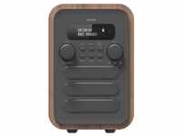 Denver DAB-48 GREY Radio (DAB UKW Radio mit Weckfunktion, Bluetooth und