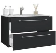 VCM Waschtisch 2tlg-Badinos2SB 52x80x46cm (Set, 2-St., 1x Unterschrank 1x