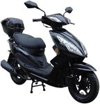 GT UNION Motorroller GT3 45, 49,6 ccm, 45 km/h, Euro 5, (Set, mit Topcase),