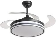 Pepeo Deckenventilator Deckenventilator Ganuwa 107 cm mit LED und Fernbedienung,