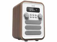 Denver DAB-48 WHITE Radio (DAB UKW Radio mit Weckfunktion, Bluetooth und