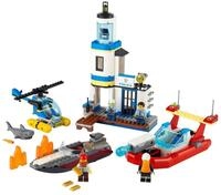 LEGO&reg; LEGO City: Polizei und Feuerwehr im K&uuml;steneinsatz (60308) Spielbausteine