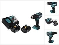 Makita Schlagbohrmaschine DHP 485 RF Akku Schlagbohrschrauber 18 V 50 Nm...