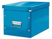 LEITZ Aufbewahrungsbox 1 Aufbewahrungsbox CLICK & STORE WOW CUBE groß blau