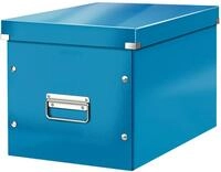 LEITZ Aufbewahrungsbox 1 Aufbewahrungsbox CLICK & STORE WOW CUBE gro&szlig; blau