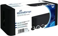 Mediarange Kabelbox Mediarange Cable tidy box Kabelbox S small sized schwarz