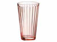 Ritzenhoff & Breker Longdrinkglas Lawe Rosa 400 ml, Glas