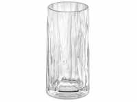 KOZIOL Longdrinkglas Club No. 8 Crystal Clear, 300 ml, Kunststoff