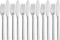 WMF Fischbesteck Nuova (12-tlg), 6 Personen, Cromargan&reg; Edelstahl Rostfrei...