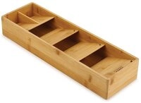 Joseph Joseph Besteckkasten DrawerStore Besteck-Organizer, aus Bambus / Holz,