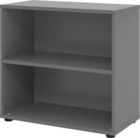 HAMMERBACHER Regal Regal 2 OH 80x40x74,8cm Graphit