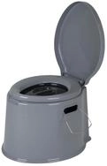 Bo-Camp Campingtoilette Tragbare Toilette 7 L Grau, Tragbare Toilette 7 L Grau