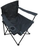 Trend Line Campingstuhl TrendLine Campingstuhl mit Armlehne schwarz