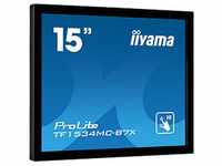 Iiyama 38.0cm (15) TF1534MC-B7X 4:3 M-Touch HDMI+DP TFT-Monitor (1024 x 768 px,...