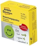 Avery Zweckform Etiketten 3858 Bewertungspunkt "lachender Smiley" - &Oslash; 19 mm Spender