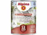 Alpina Holzschutzlasur Alpina Wetterschutzfarbe 2,5 L weiß
