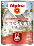 Alpina Wetterschutzfarbe 2,5l, Bis zu 12 Jahre Wetterschutz, N&auml;sseschutz, gegen