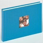 Walther Design Fotoalbum Fun 22 x 16 cm, buchgebundenes Album, Papiereinband,