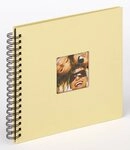 Walther Fotoalbum SA-108H Spiralalbum Fun creme 26x25 cm 40 schwarze