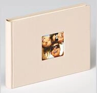 Walther Design Fotoalbum Fun 22 x 16 cm, buchgebundenes Album, Papiereinband,