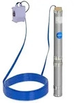 Hillvert Tiefbrunnenpumpe 10.800 l/h Brunnenpumpe 95 mm Unterwasserpumpe Tauchpumpe