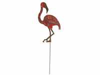 Trend Line Gartenstecker TrendLine Dekostecker Flamingo 124 x 22 cm rot