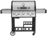JUSTUS Gasgrill "Mars", elektrische Z&uuml;ndung, 5 + 2 Brenner, 158 x 62 x 122 cm (L x B