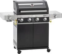 R&Ouml;SLE Gasgrill BBQ-Station VIDERO, 25524, G4-S Schwarz, 4 Brenner, extra...
