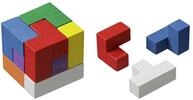 Philos Puzzle Philos 3519 - Soma W&uuml;rfel, bunt, W&uuml;rfel-Puzzlespiel, Denkspiel,