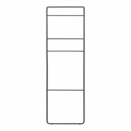blomus Badorganizer Handtuchleiter Modo Black