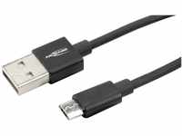 ANSMANN AG Micro USB Kabel 200 cm Ladekabel / Datenkabel mit Aluminium Gehäuse