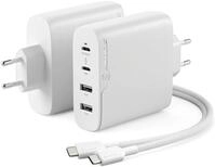 ALOGIC Rapid Power 100W 4-Port Fast GaN + Kabel (2m) USB-Ladeger&auml;t