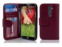 Cadorabo Handyhülle LG G2 LG G2, Klappbare Handy Schutzhülle - Hülle - mit