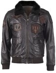 TOP GUN Lederjacke TGJ1001