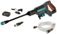 GARDENA Akku-Druckreiniger AquaClean 24/18V P4A, (Komplett-Set, inkl. Akku, GARDENA Akku-Druckreiniger AquaClean 24/18V P4A, (Komplett-Set, inkl. Akku,