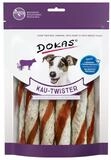 Dokas Kau-Twister Rinderhaut, Entenherz & Entenbrust 200 g, f&uuml;r: Hund