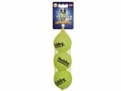 Nobby Spielball Nobby Tennisball mit Squeaker M 6,5 cm 3er Netz