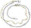 Engelsrufer Fu&szlig;kette Moonlight Twin Bicolor