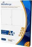 Mediarange Fotopapier 50 Mediarange Inlay zum bedrucken f&uuml;r 7 mm DVD H&uuml;llen Slim