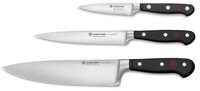 W&Uuml;STHOF Messer-Set Messer-Set 3-tlg. Classic schwarz (Messerset, 3-tlg),...