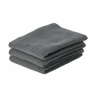 Zone Denmark Sp&uuml;ltuch Putzlappen 3er Set Anthracite, 27 x 27 cm, (Set, 3-tlg)