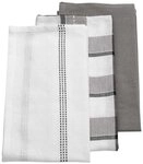 kela Geschirrtuch PASADO 3-tlg., Grau, B 45 cm, L 65 cm