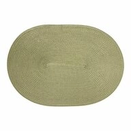 Continenta Platzset Oval 45 x 31 cm Schilfgr&uuml;n